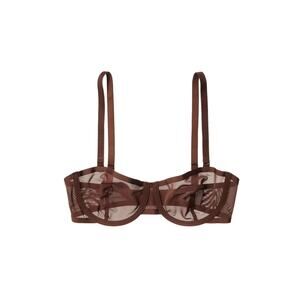 NWOT CUUP 32H The Balconette - Mesh - Espresso